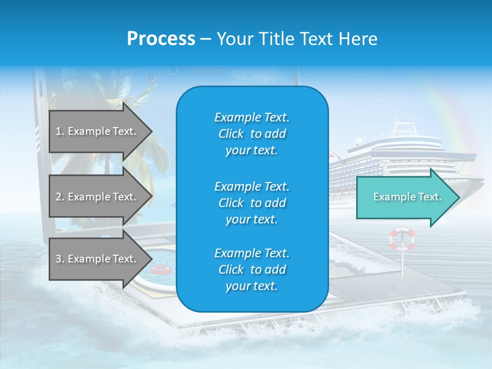 Last Minute Palmen Buchen PowerPoint Template