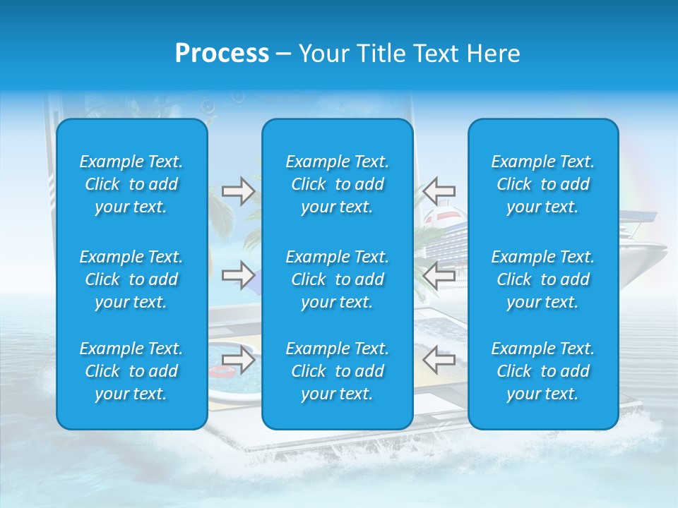 Last Minute Palmen Buchen PowerPoint Template