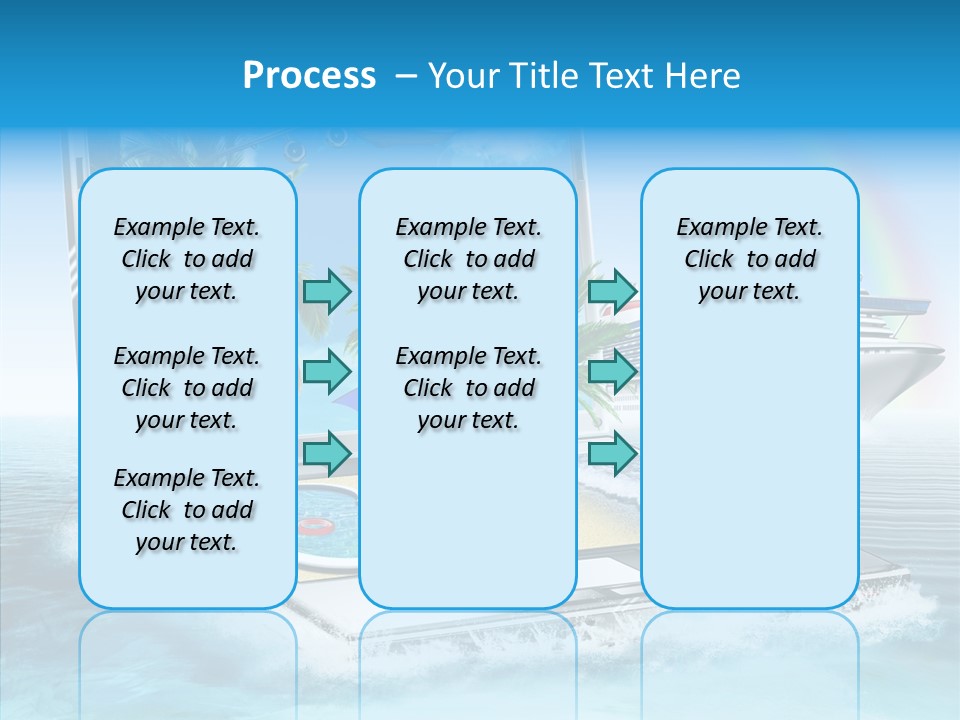 Last Minute Palmen Buchen PowerPoint Template