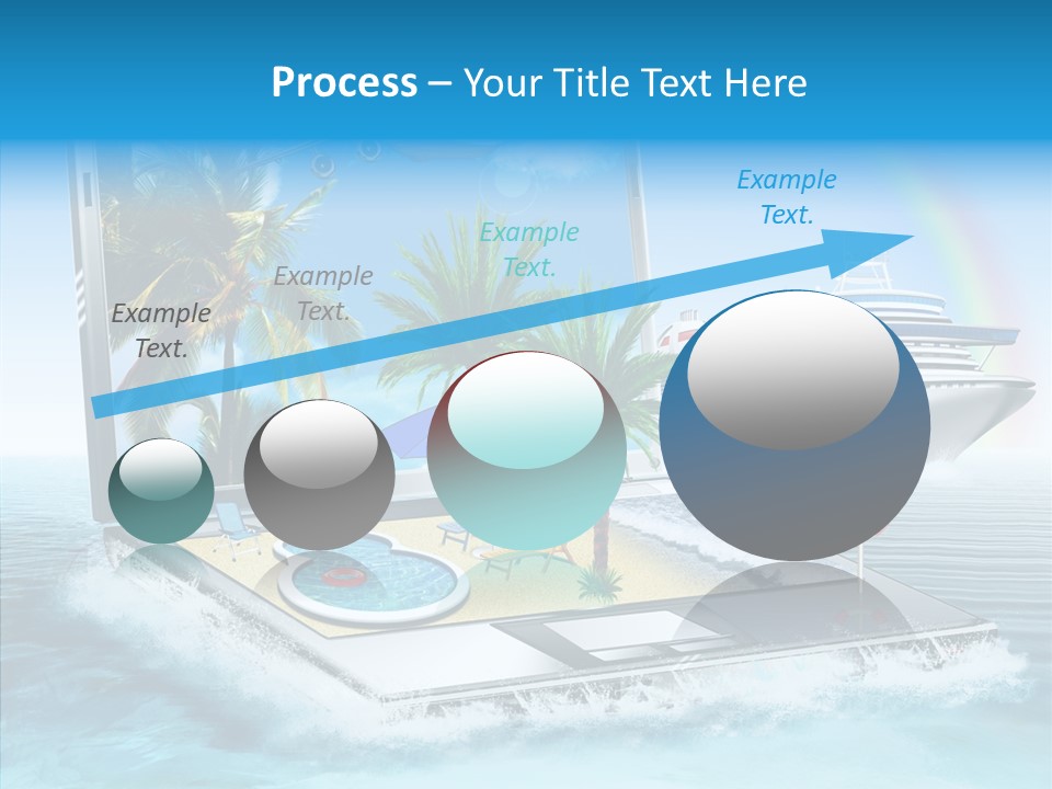 Last Minute Palmen Buchen PowerPoint Template