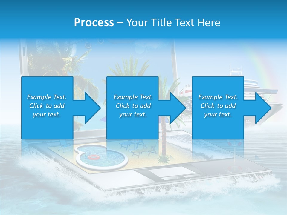 Last Minute Palmen Buchen PowerPoint Template