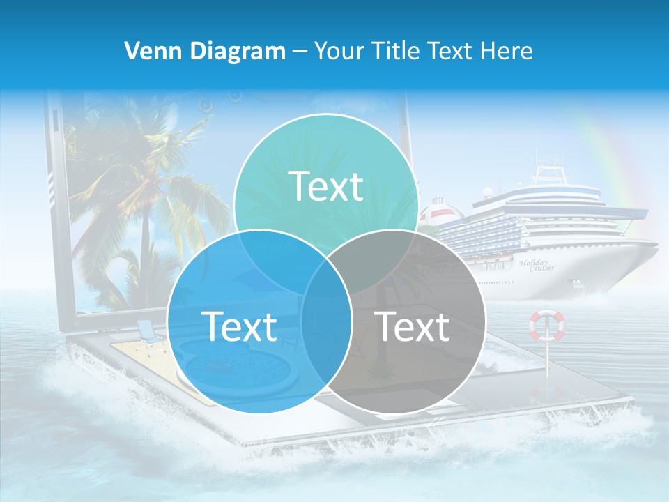 Last Minute Palmen Buchen PowerPoint Template