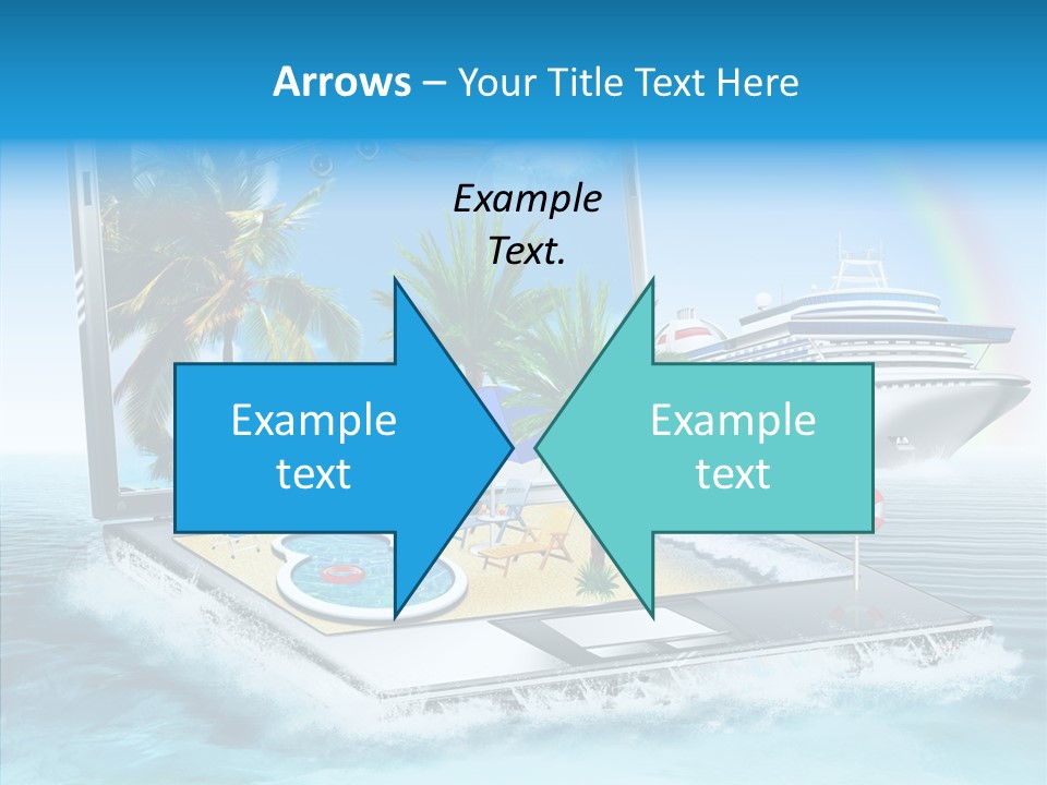 Last Minute Palmen Buchen PowerPoint Template
