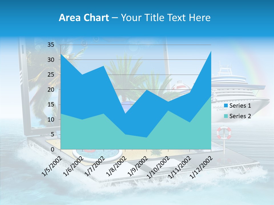 Last Minute Palmen Buchen PowerPoint Template