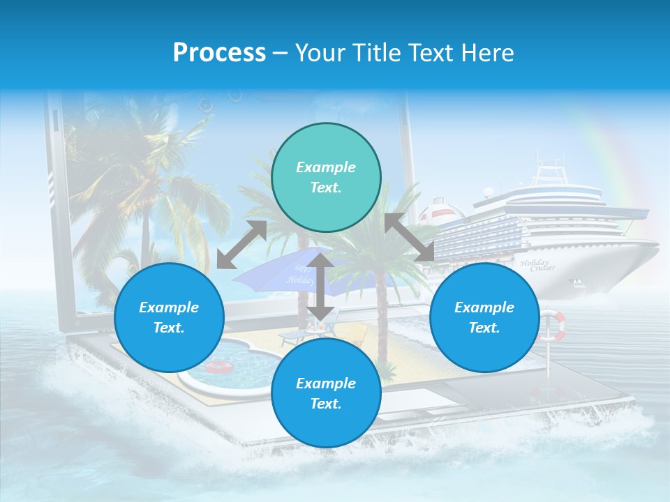 Last Minute Palmen Buchen PowerPoint Template