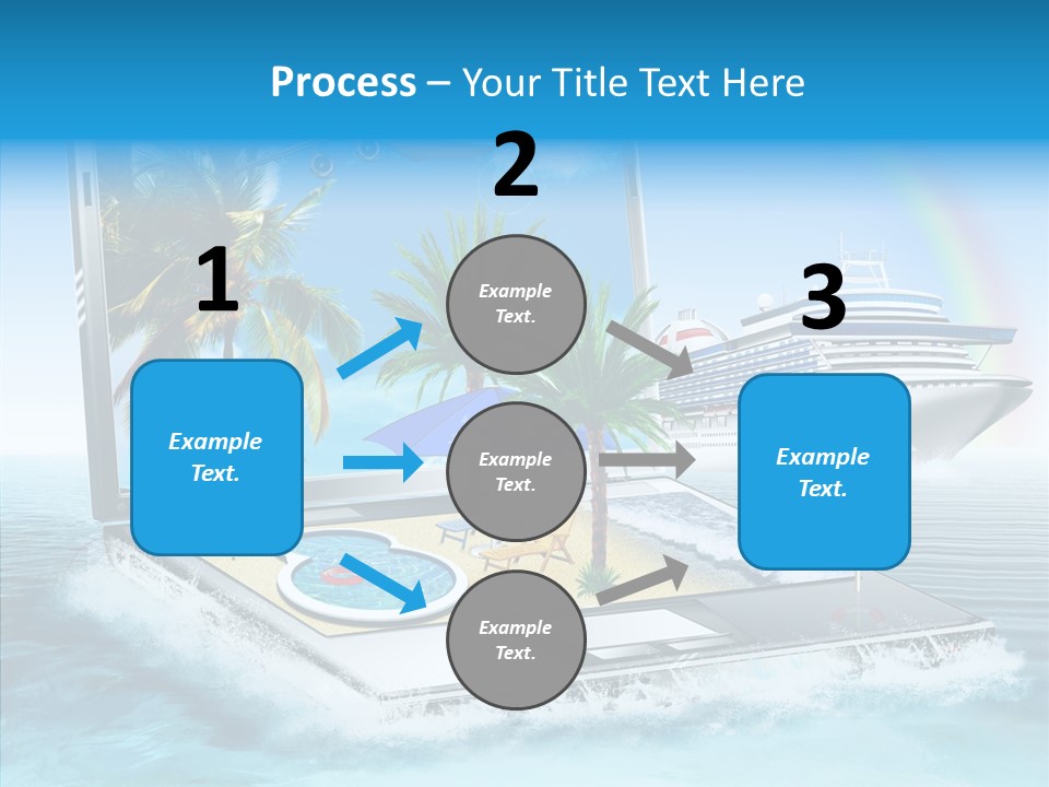 Last Minute Palmen Buchen PowerPoint Template