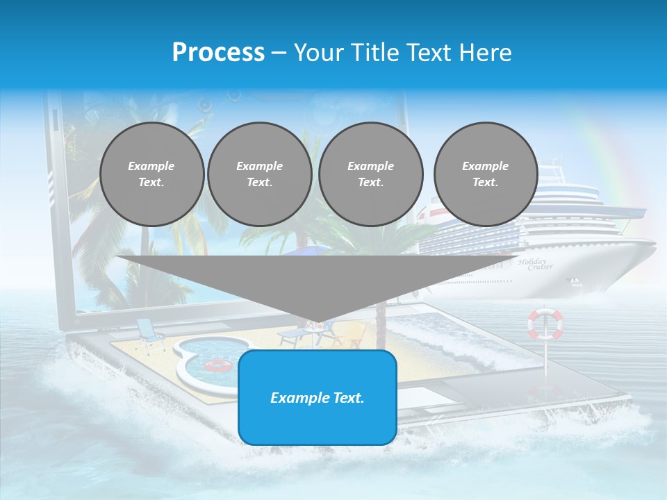 Last Minute Palmen Buchen PowerPoint Template