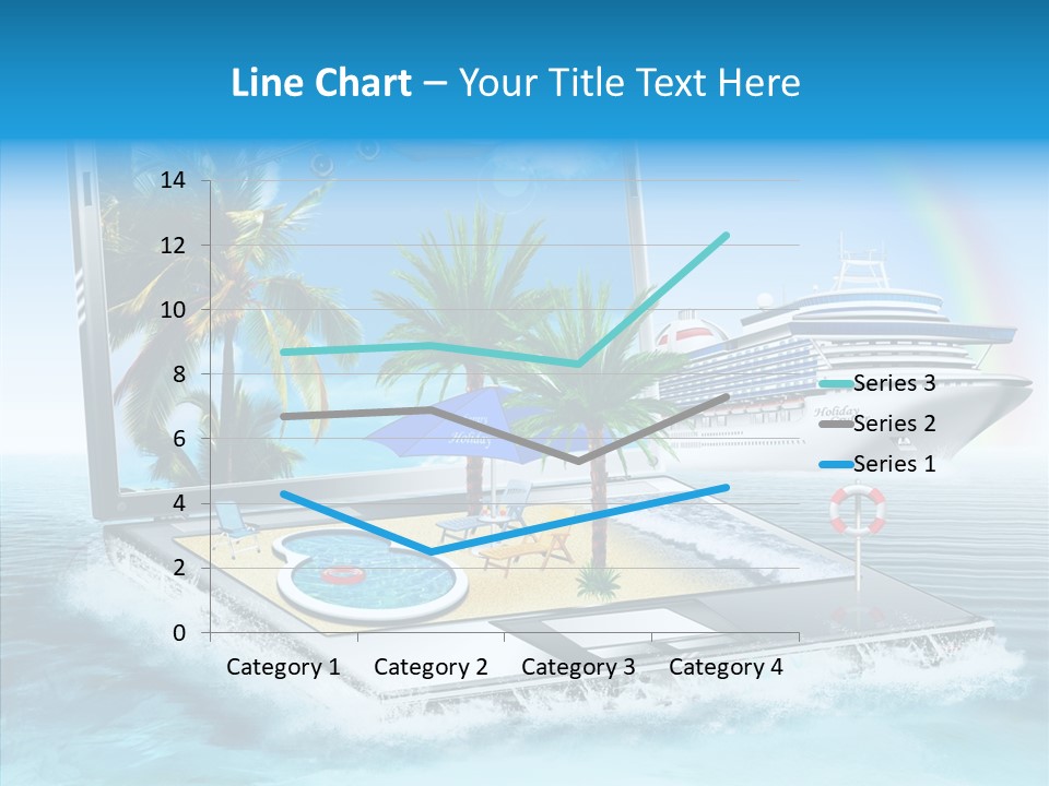 Last Minute Palmen Buchen PowerPoint Template