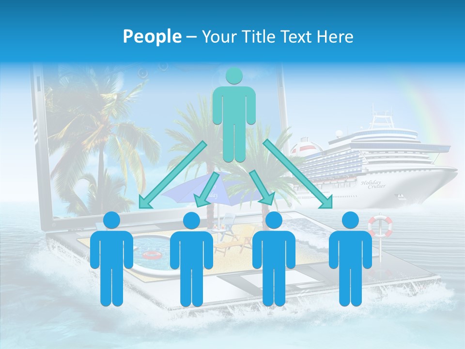 Last Minute Palmen Buchen PowerPoint Template