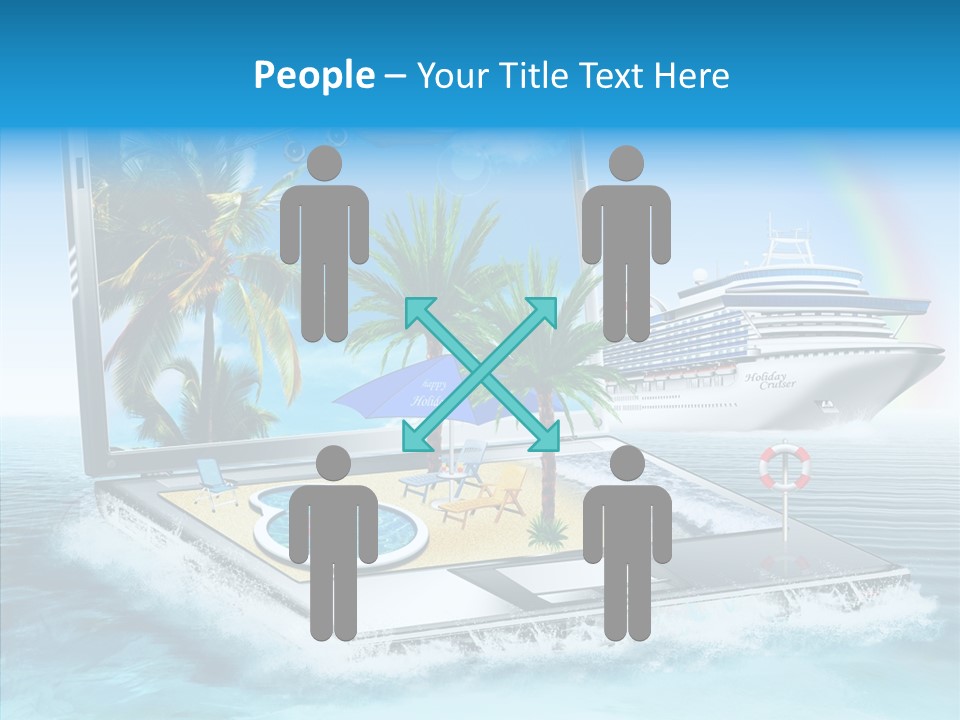 Last Minute Palmen Buchen PowerPoint Template