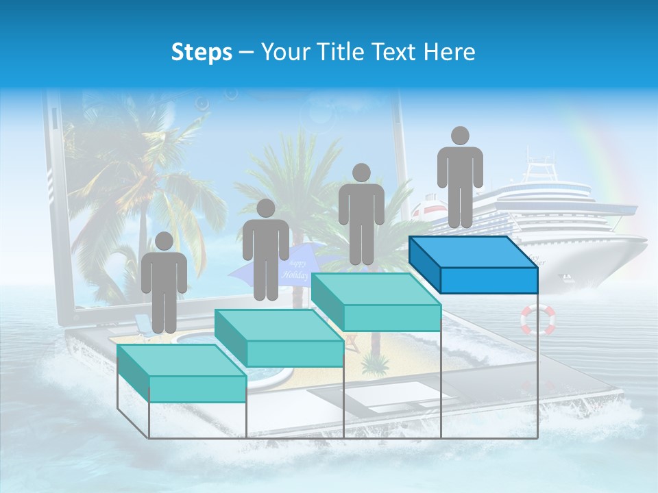 Last Minute Palmen Buchen PowerPoint Template