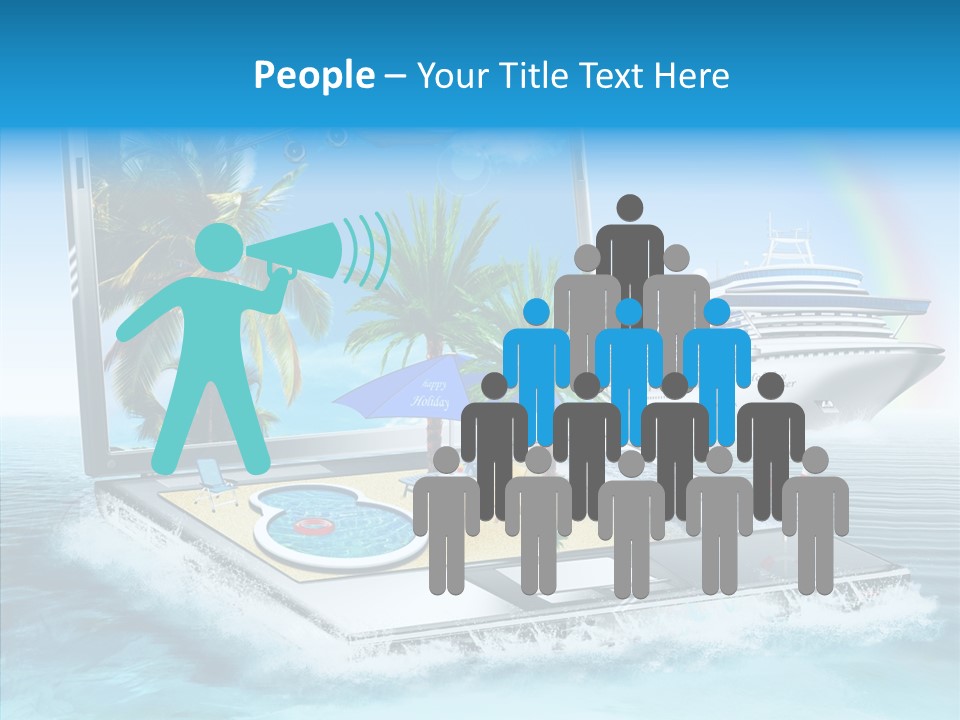 Last Minute Palmen Buchen PowerPoint Template