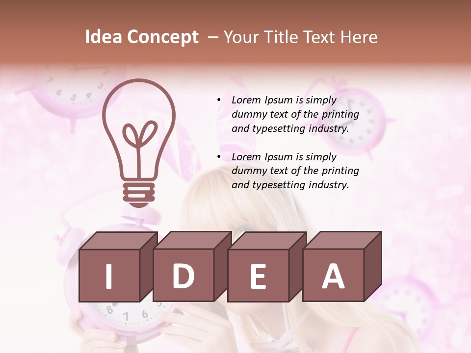 Bokeh Playful Young PowerPoint Template