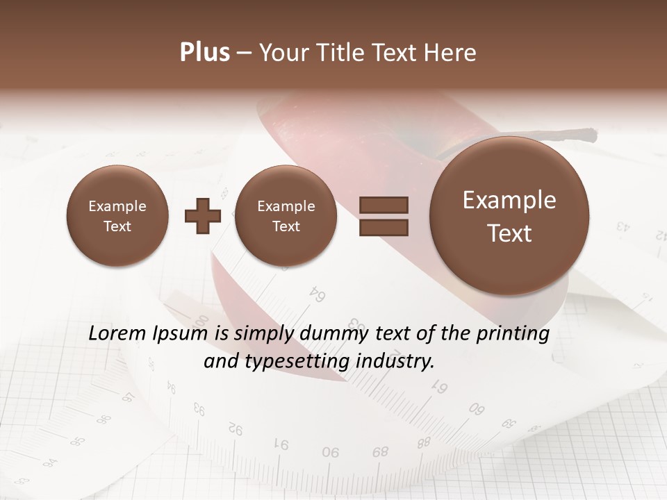 Finance Diet Fit PowerPoint Template