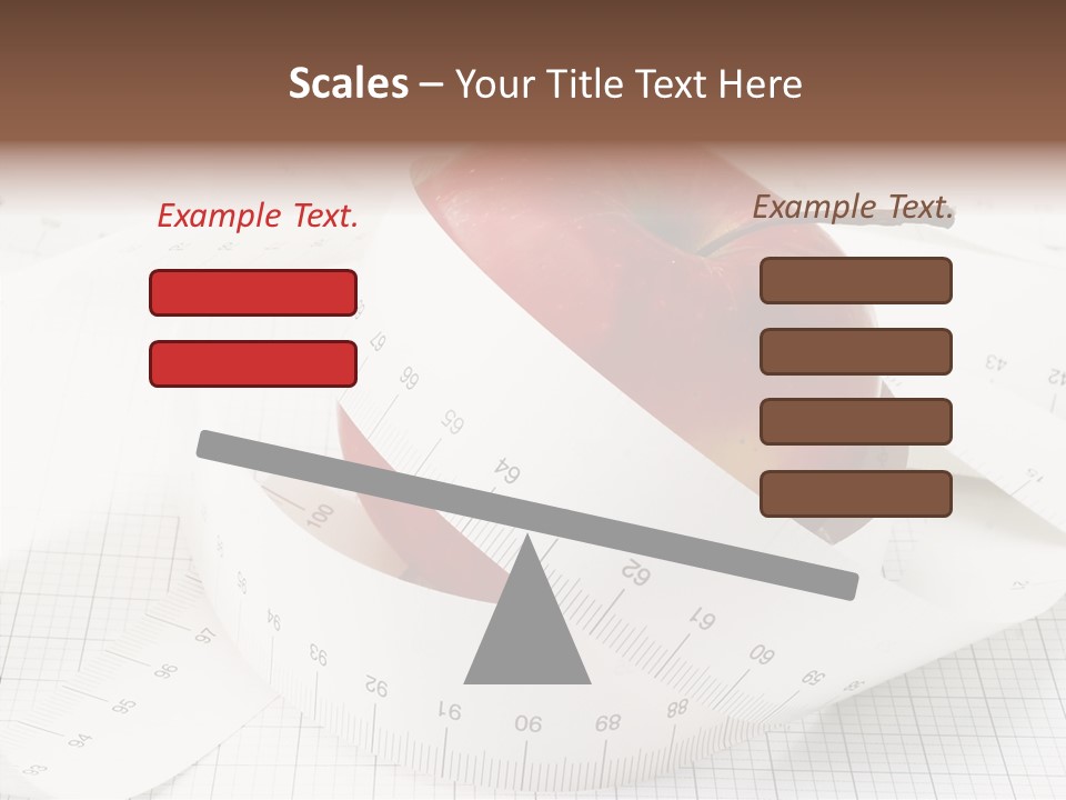 Finance Diet Fit PowerPoint Template