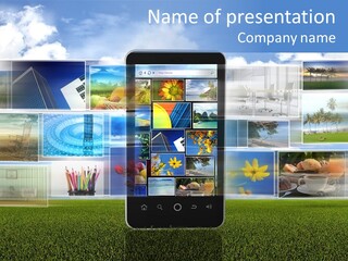 Data Website Browser PowerPoint Template