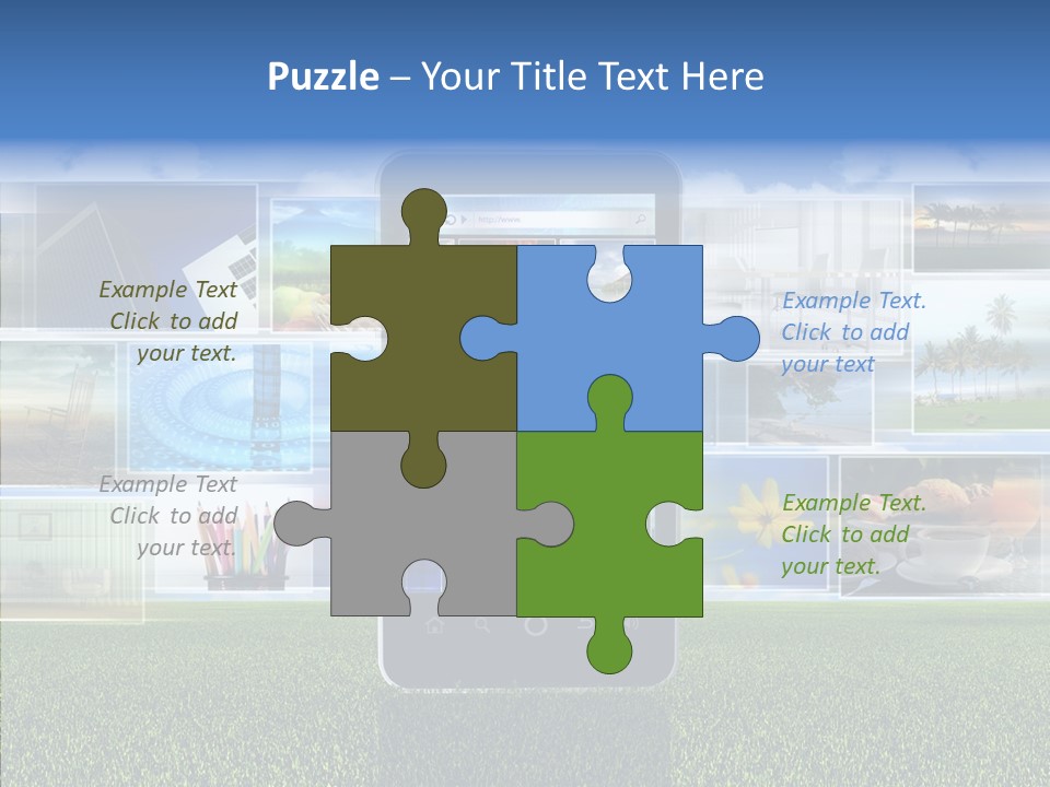 Data Website Browser PowerPoint Template