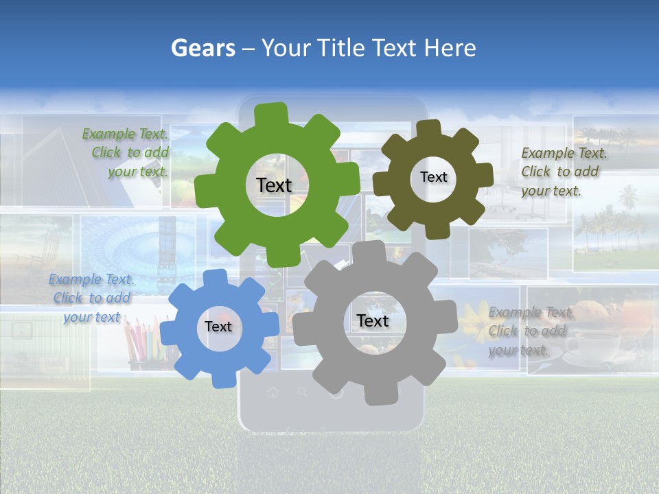 Data Website Browser PowerPoint Template