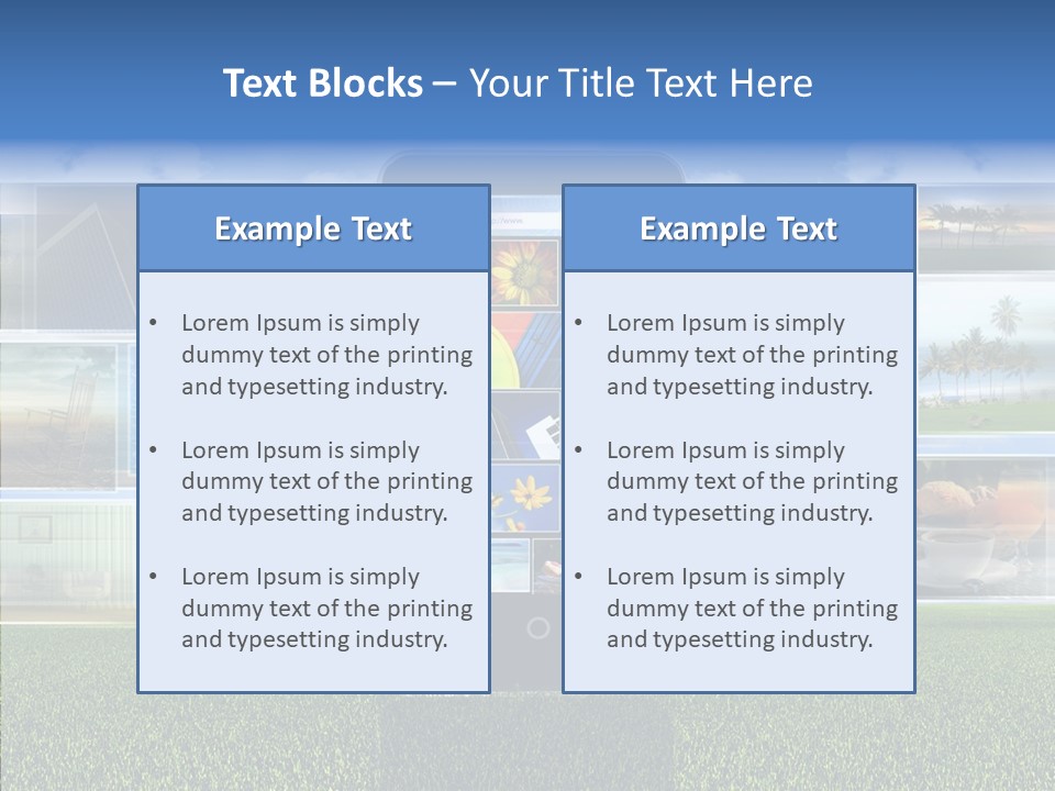 Data Website Browser PowerPoint Template
