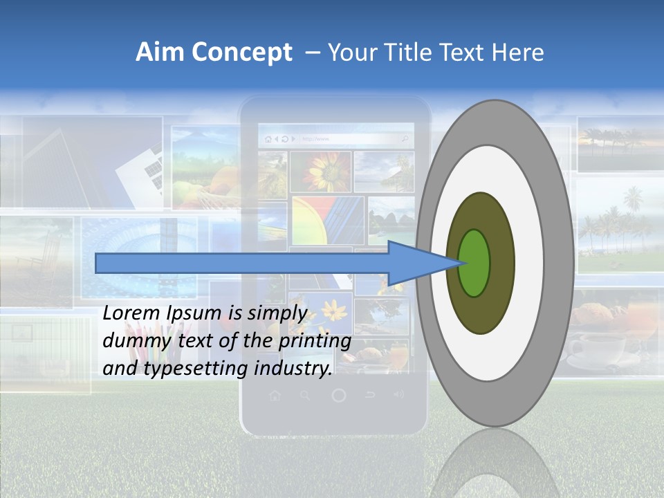 Data Website Browser PowerPoint Template