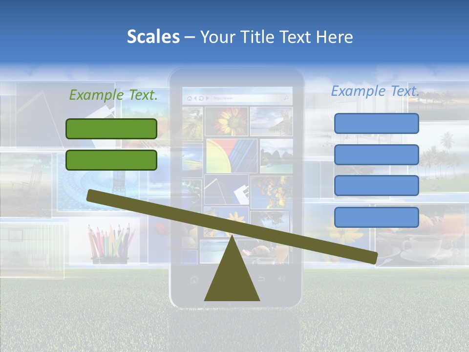 Data Website Browser PowerPoint Template