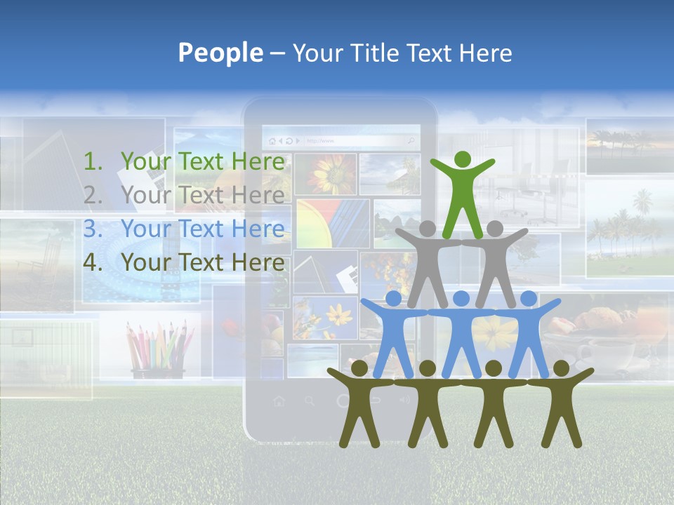 Data Website Browser PowerPoint Template