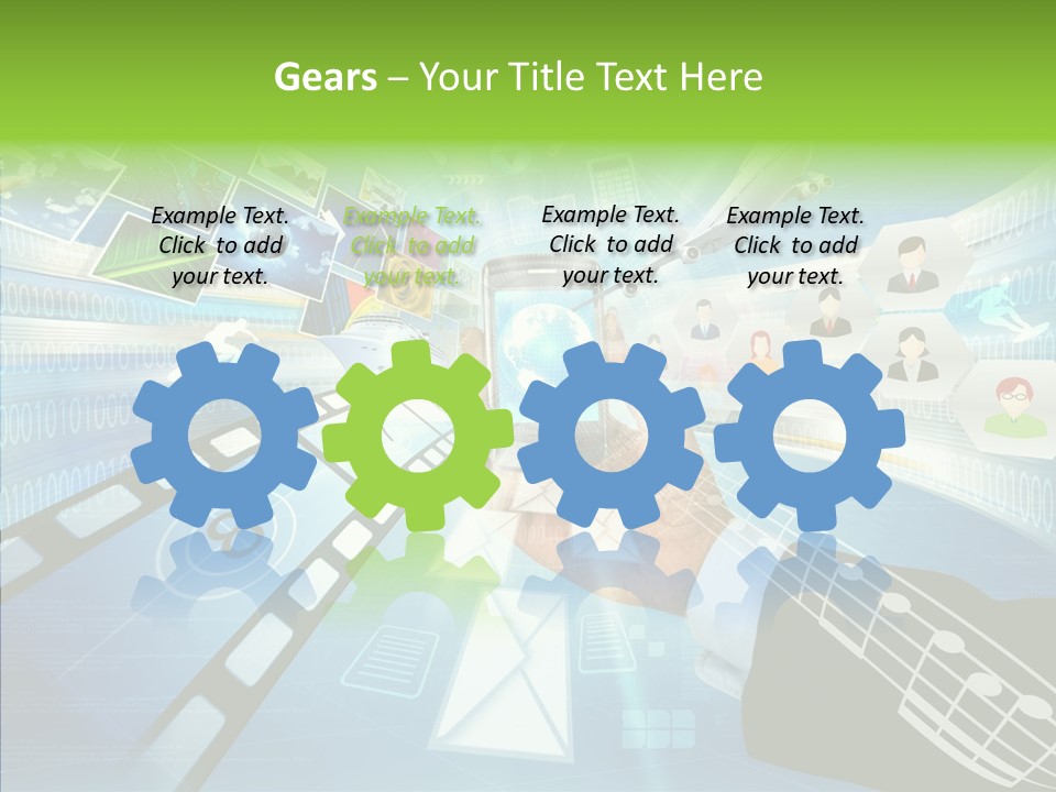 Work Network Website PowerPoint Template