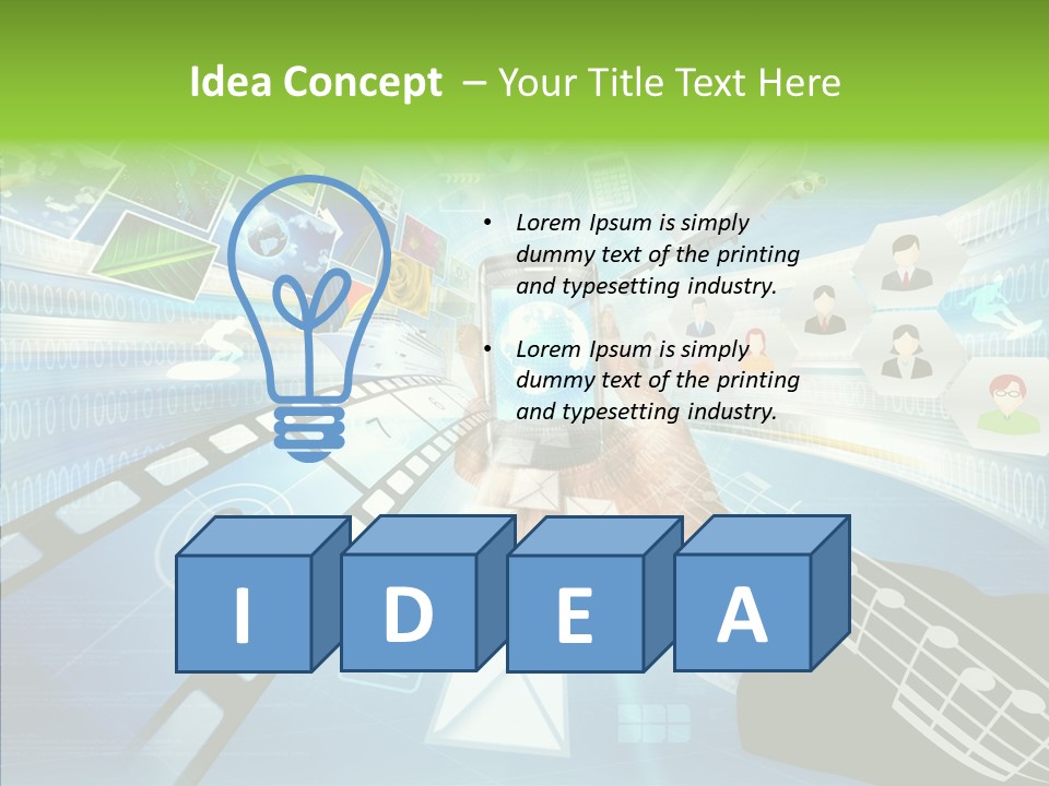 Work Network Website PowerPoint Template