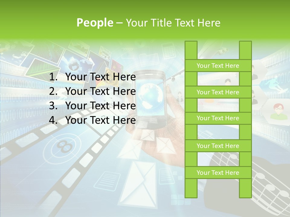 Work Network Website PowerPoint Template