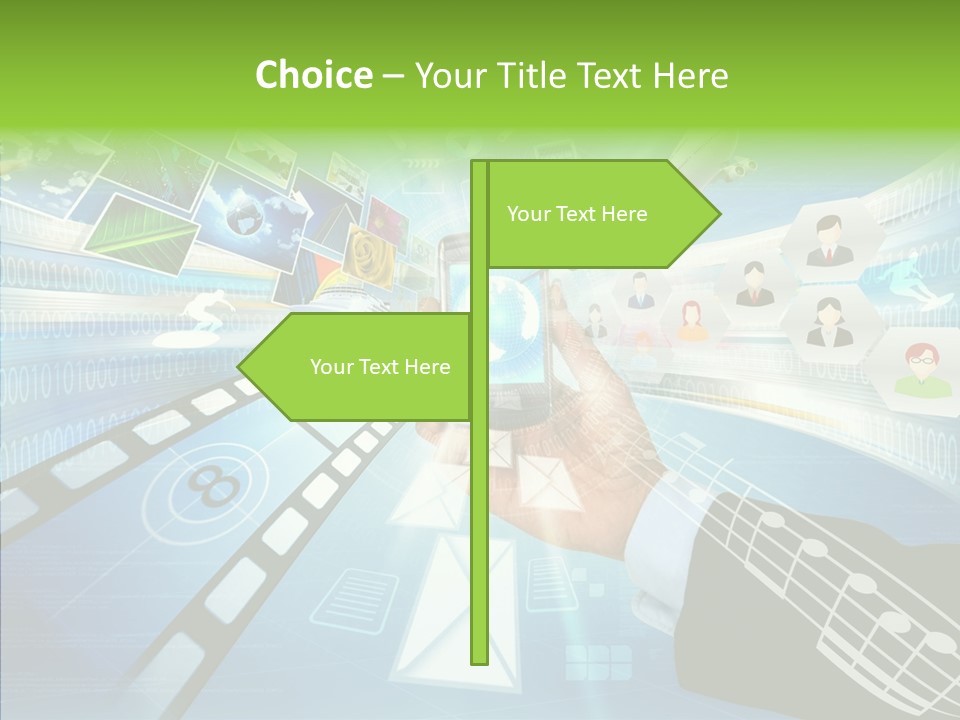 Work Network Website PowerPoint Template