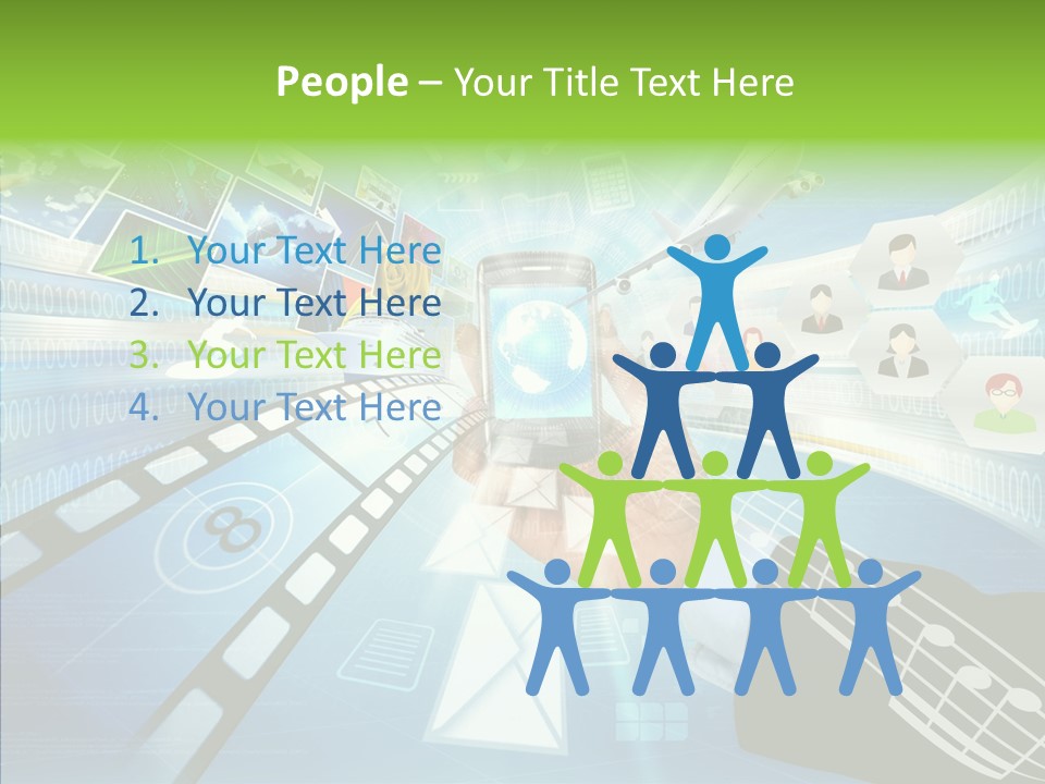 Work Network Website PowerPoint Template