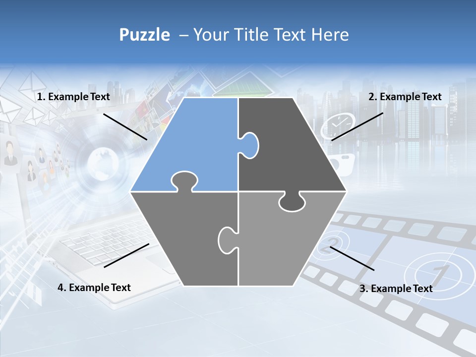 Internet Monitor Technology PowerPoint Template
