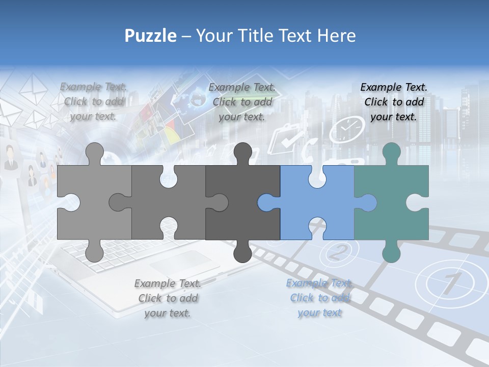 Internet Monitor Technology PowerPoint Template