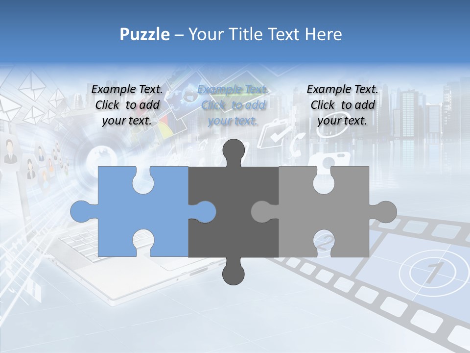 Internet Monitor Technology PowerPoint Template