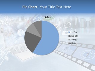 Internet Monitor Technology PowerPoint Template