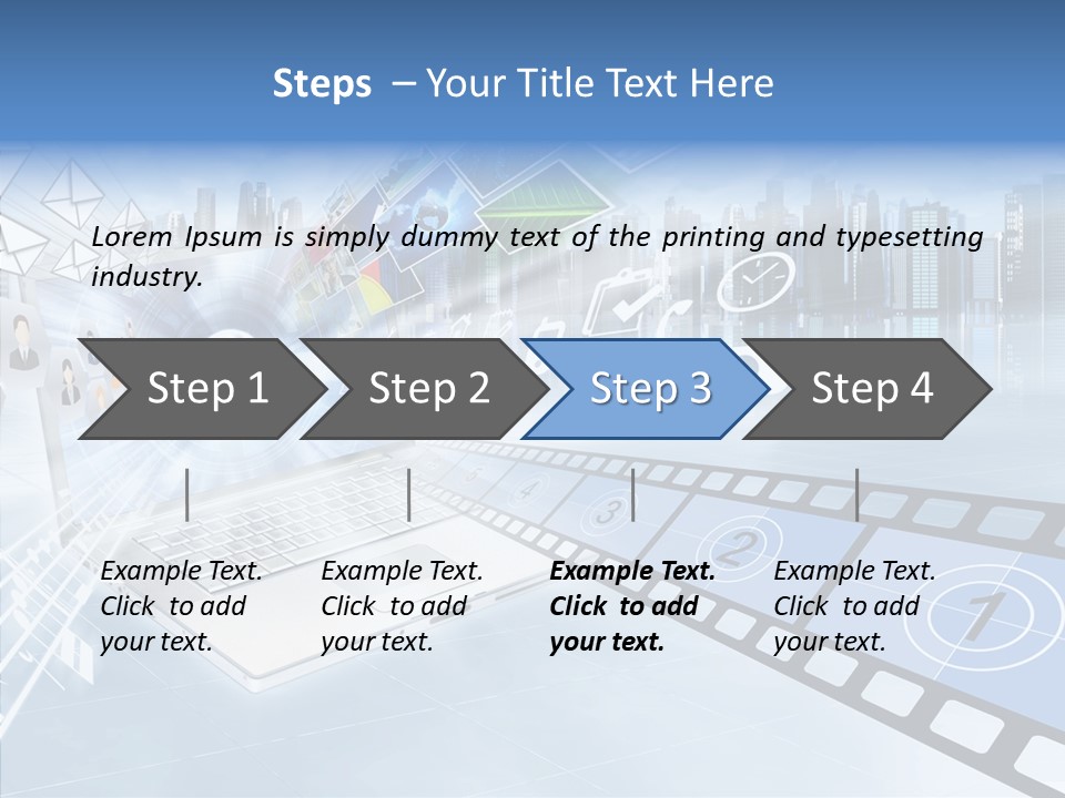 Internet Monitor Technology PowerPoint Template