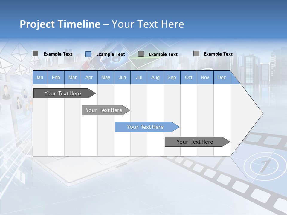 Internet Monitor Technology PowerPoint Template