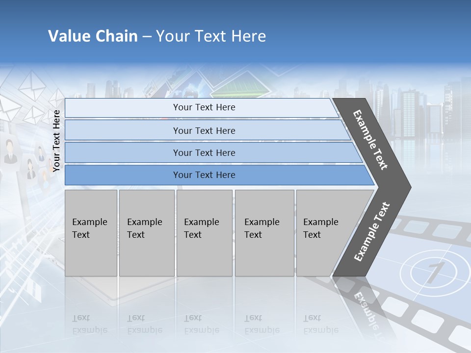 Internet Monitor Technology PowerPoint Template