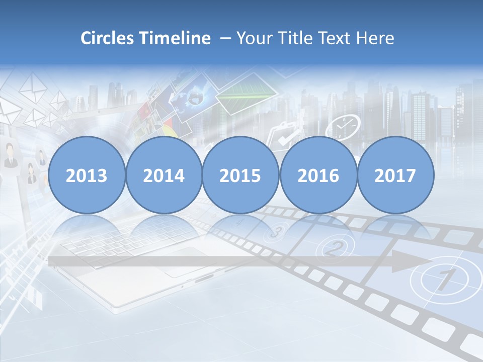 Internet Monitor Technology PowerPoint Template