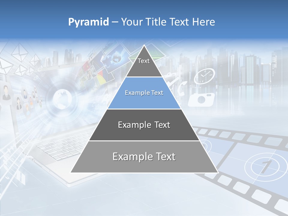Internet Monitor Technology PowerPoint Template