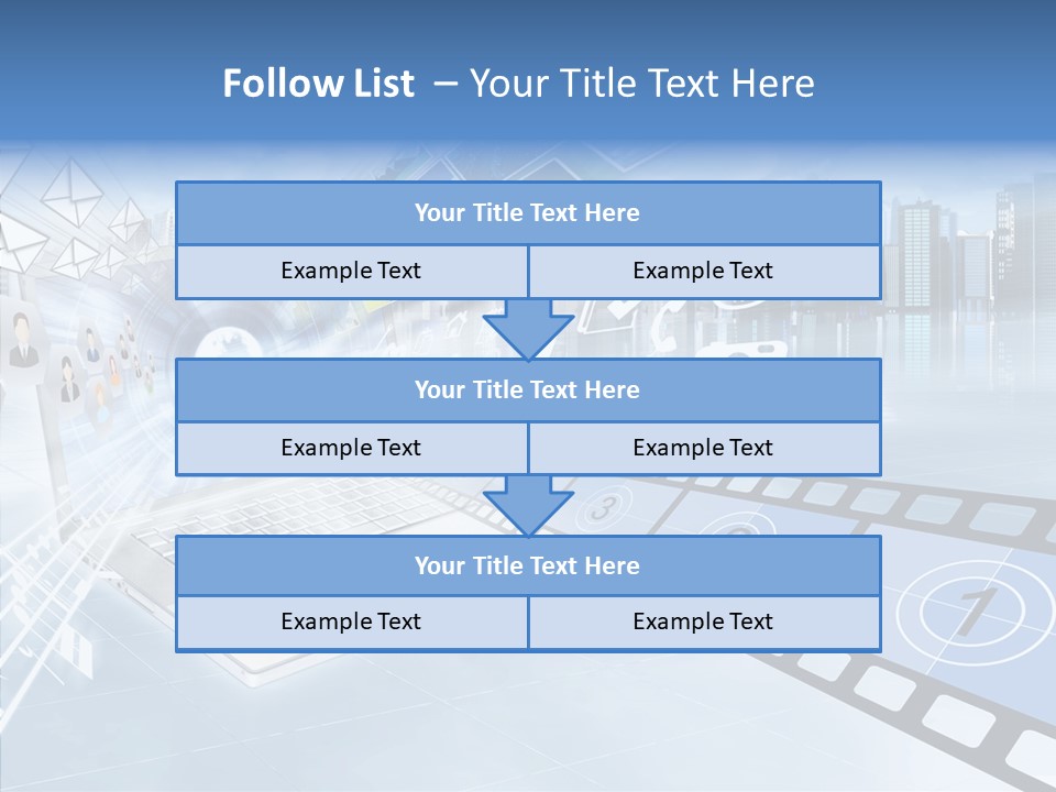 Internet Monitor Technology PowerPoint Template