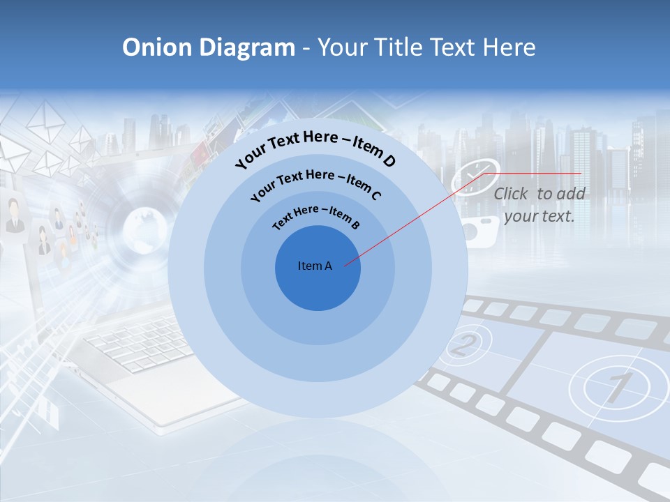 Internet Monitor Technology PowerPoint Template