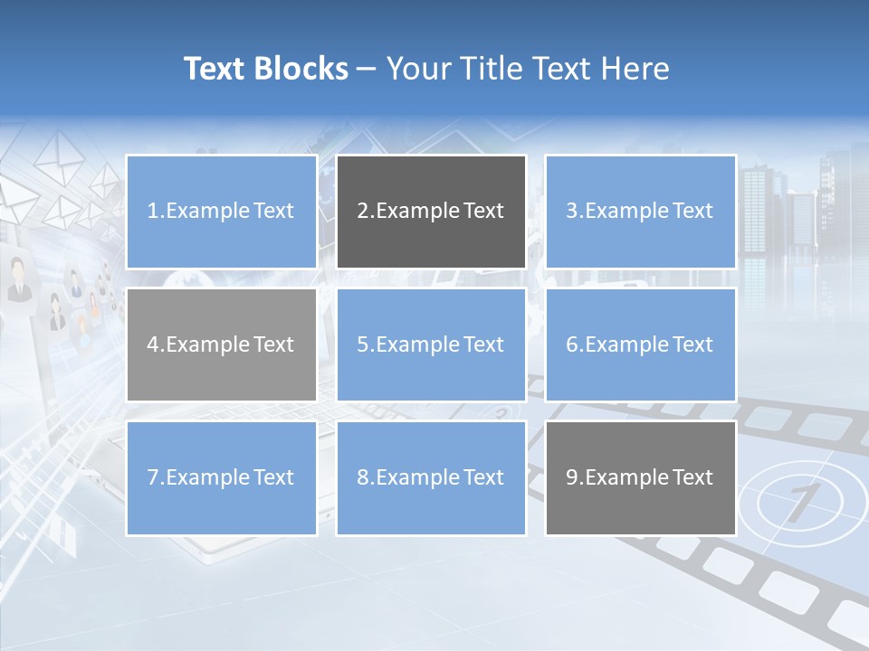 Internet Monitor Technology PowerPoint Template