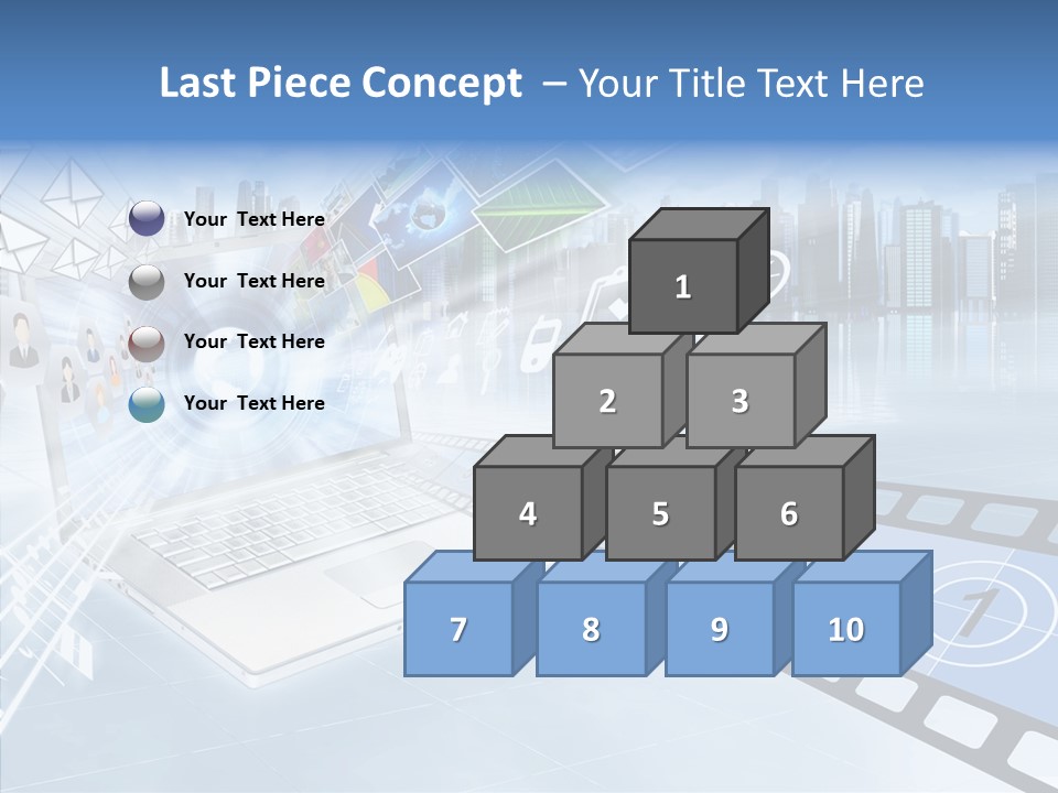 Internet Monitor Technology PowerPoint Template