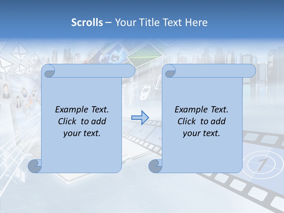Internet Monitor Technology PowerPoint Template