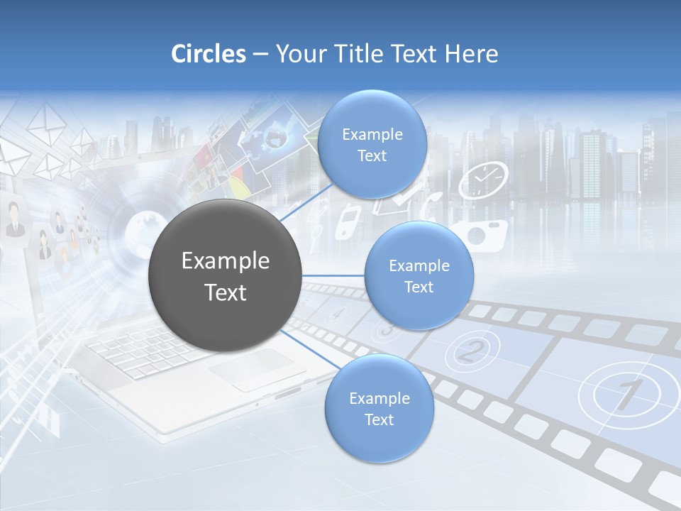 Internet Monitor Technology PowerPoint Template