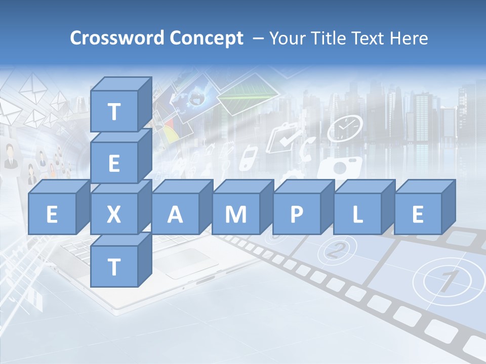 Internet Monitor Technology PowerPoint Template