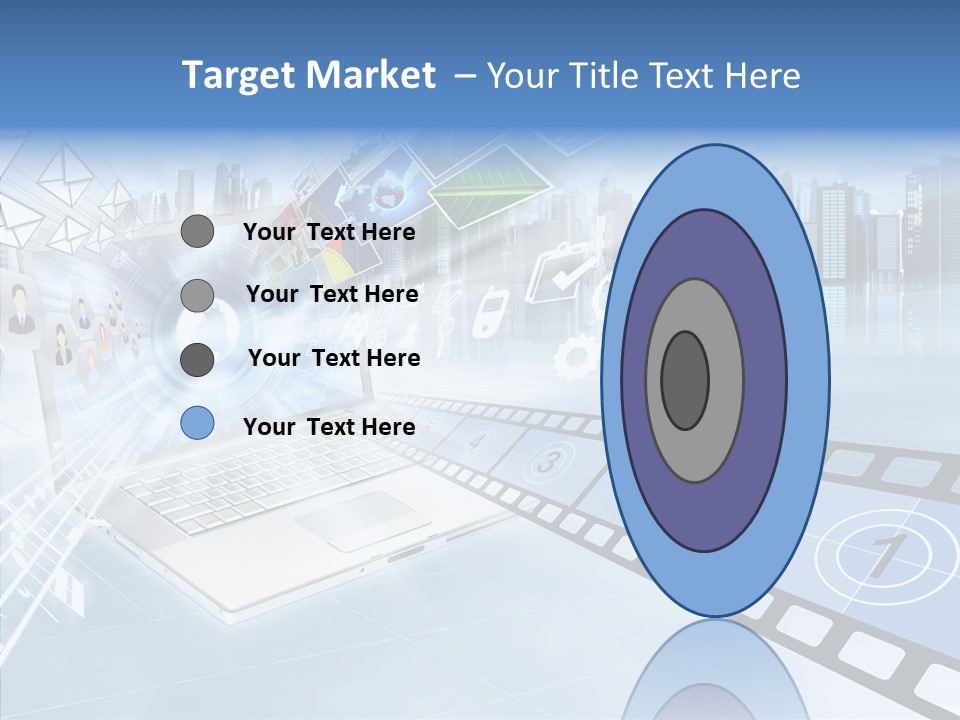 Internet Monitor Technology PowerPoint Template