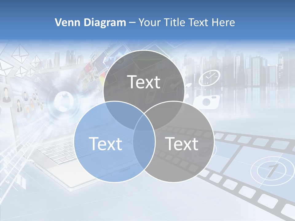 Internet Monitor Technology PowerPoint Template