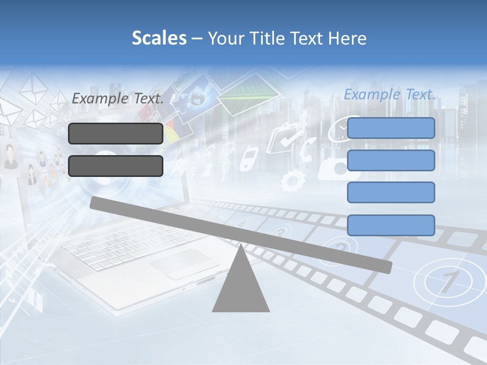 Internet Monitor Technology PowerPoint Template